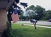 Old Glory at the Weston House